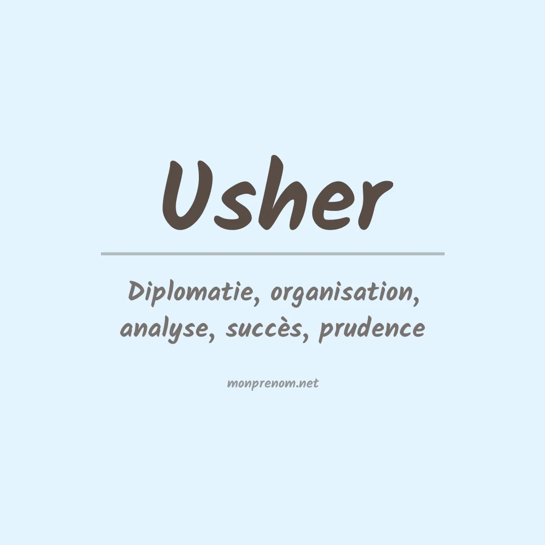 Prénom Usher