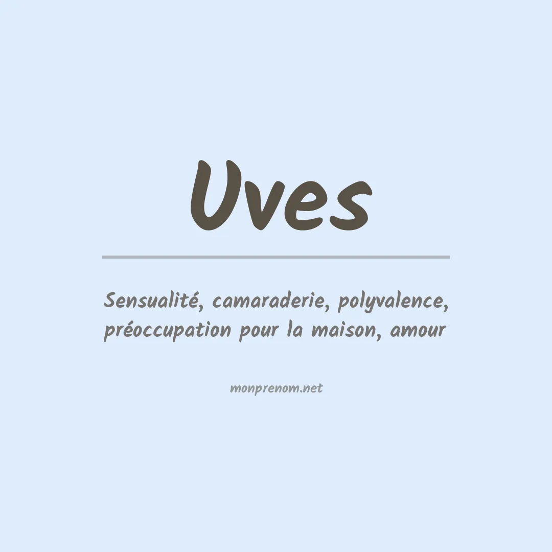 Prénom Uves