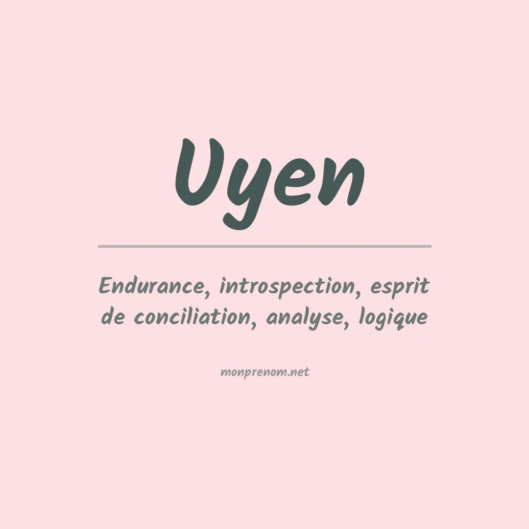 Prénom Uyen