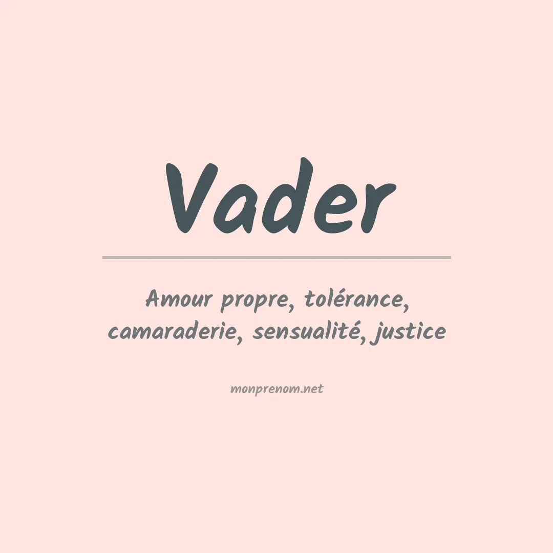 Prénom Vader