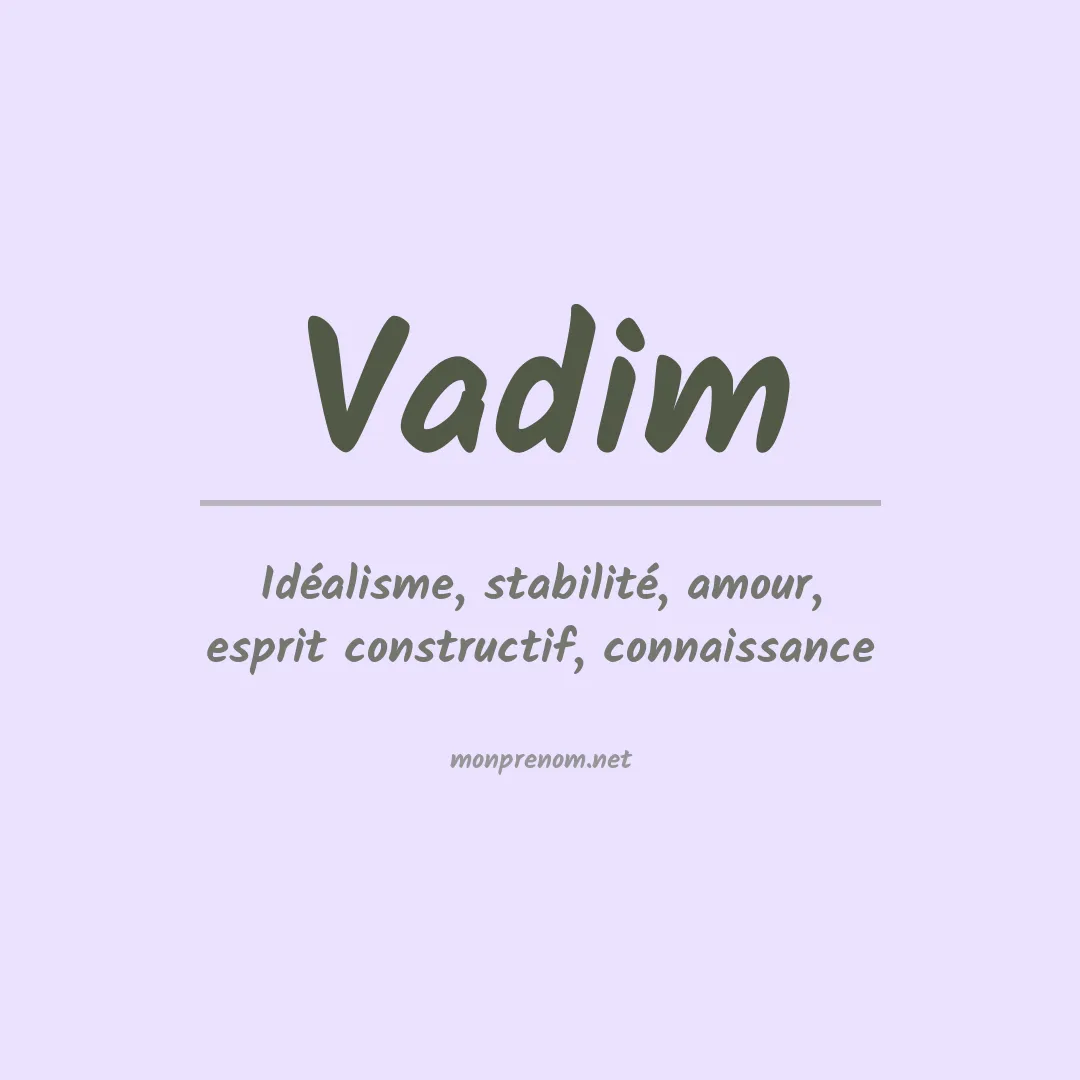 Prénom Vadim