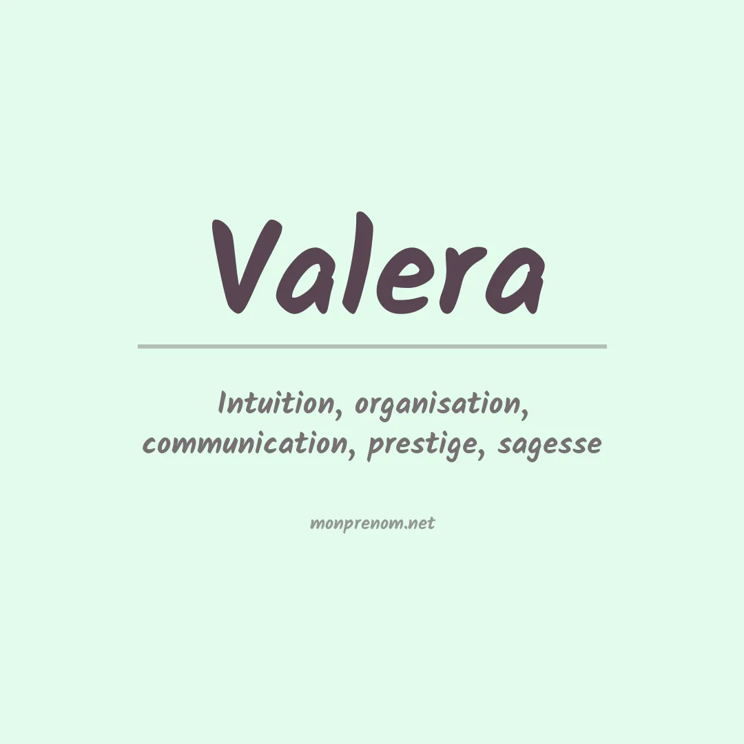 Prénom Valera