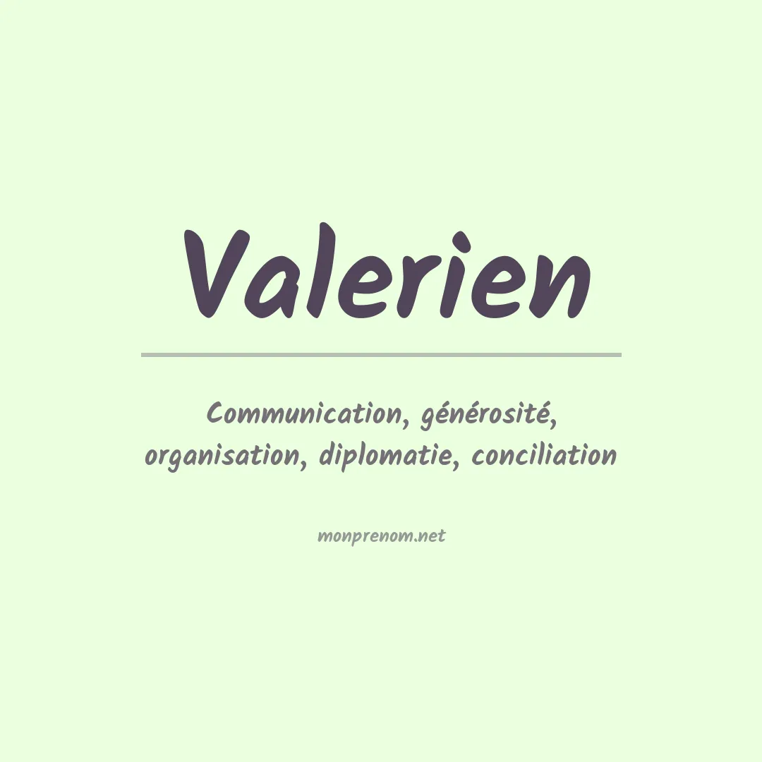 Prénom Valerien