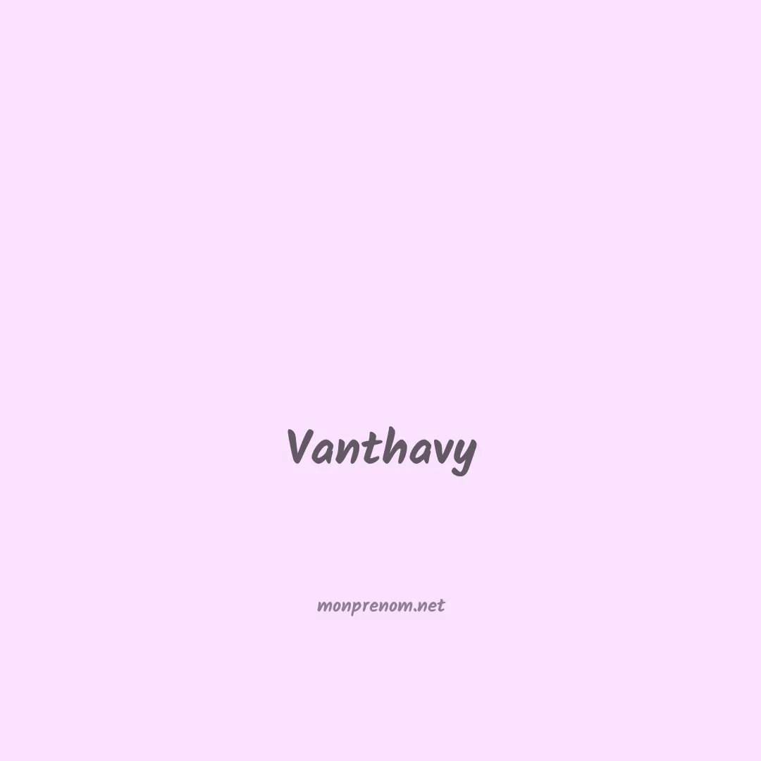 Vanthavy en chinois