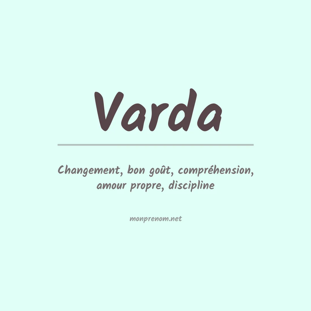 Prénom Varda