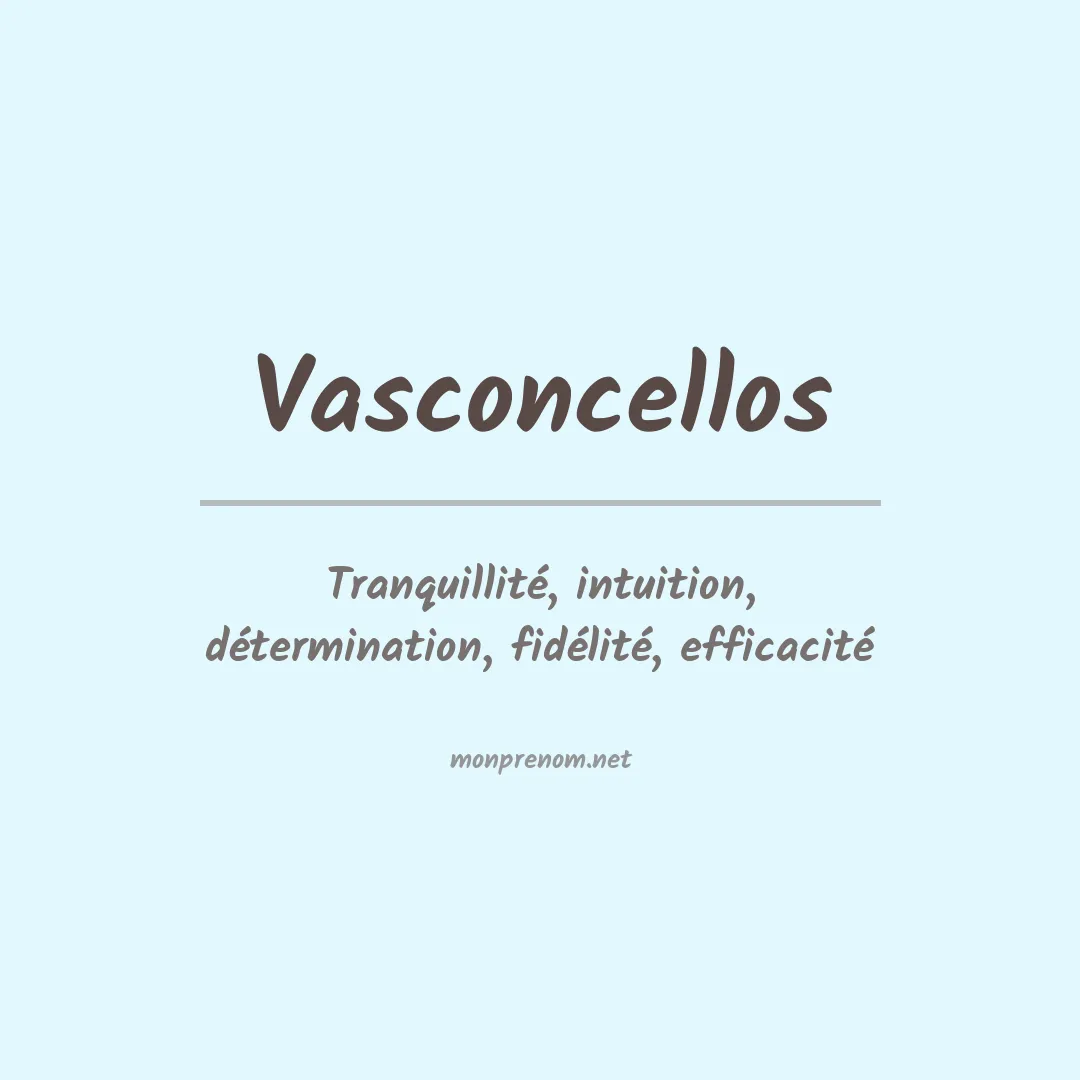 Prénom Vasconcellos
