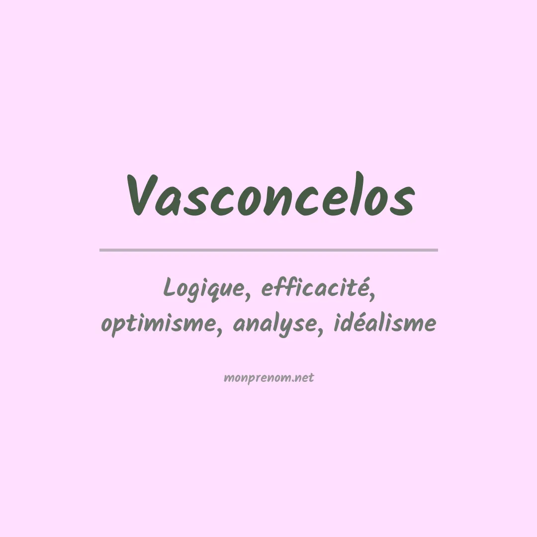 Prénom Vasconcelos