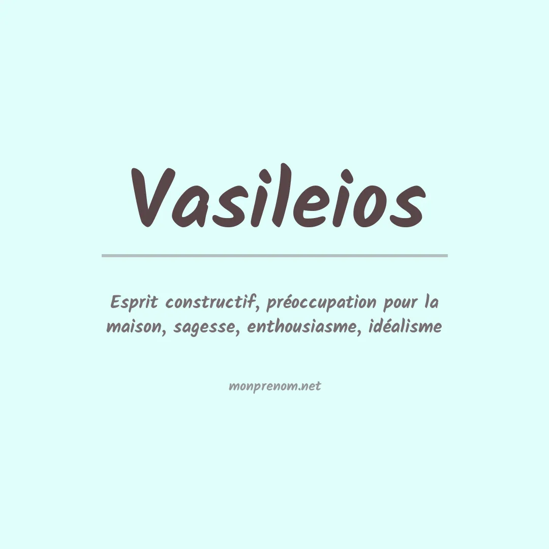 Prénom Vasileios