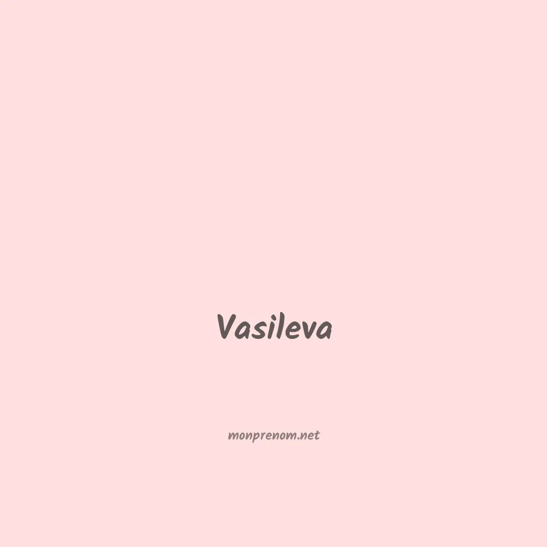 Vasileva en chinois