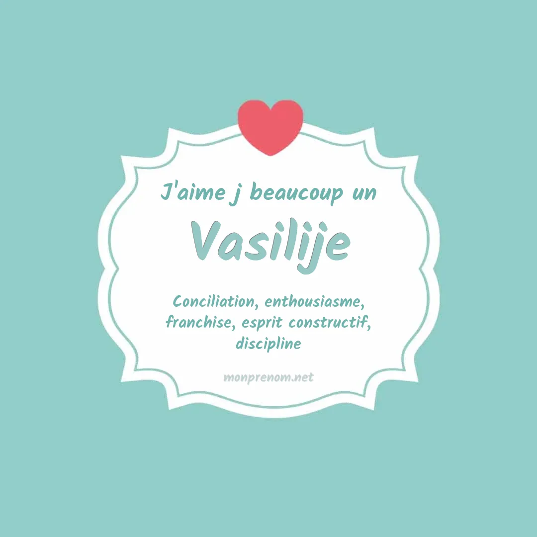 J'aime beaucoup Vasilije