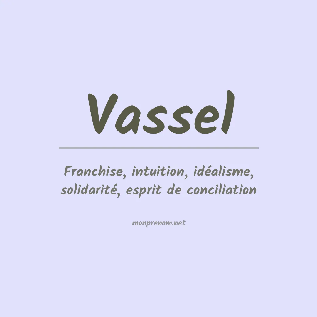Prénom Vassel