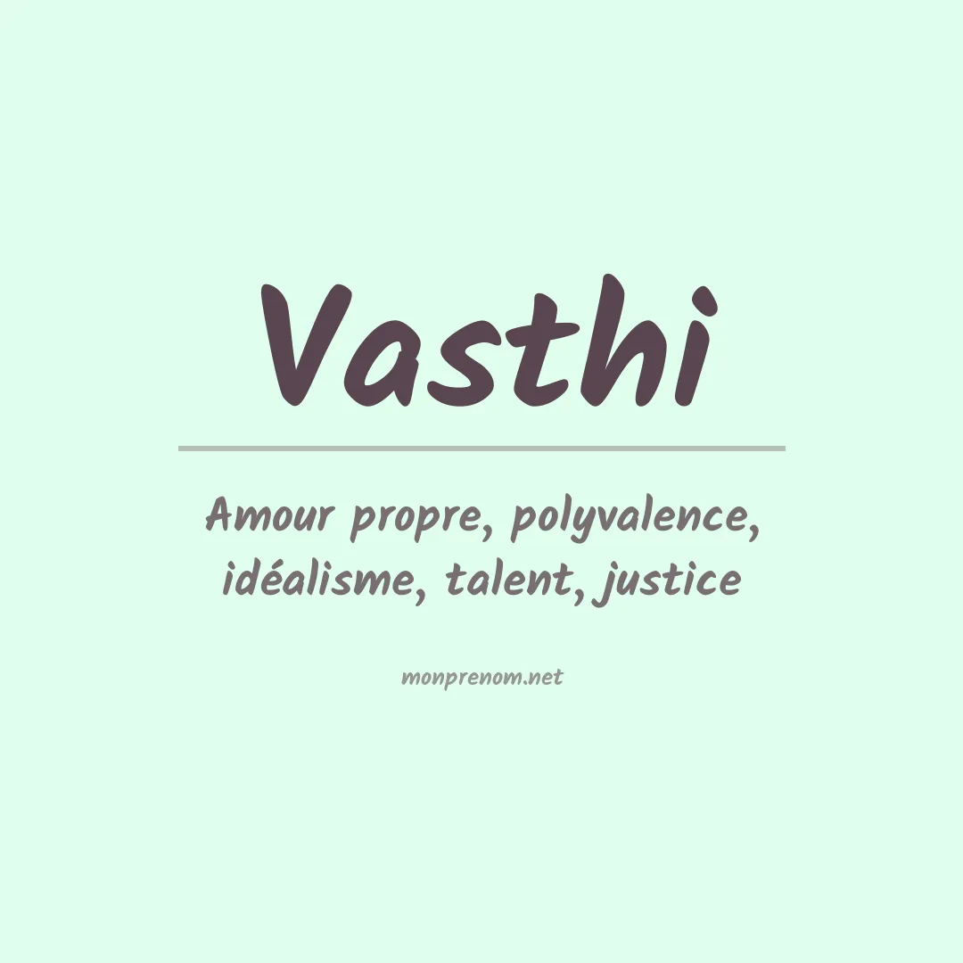 Prénom Vasthi