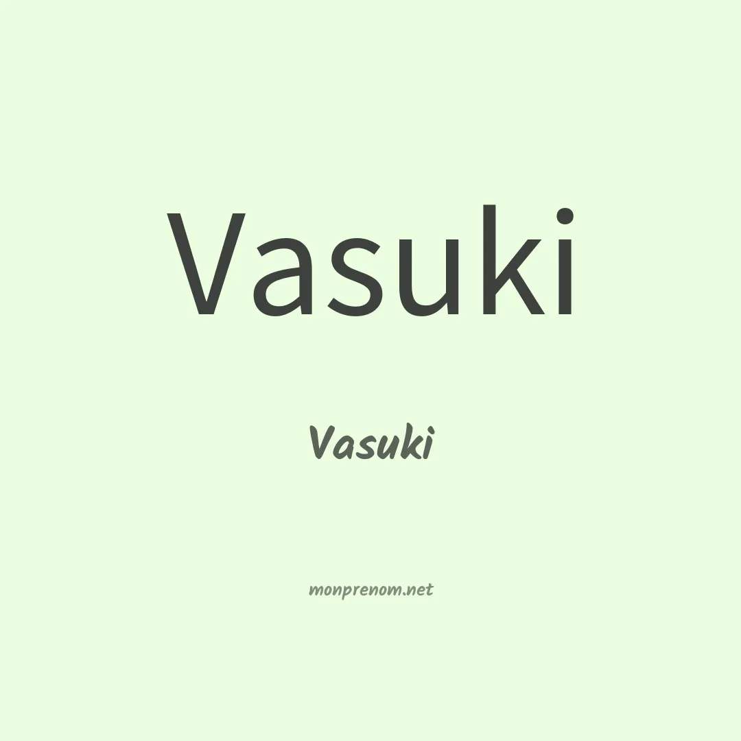 Vasuki en chinois