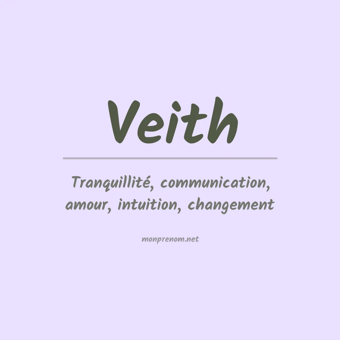 Prénom Veith