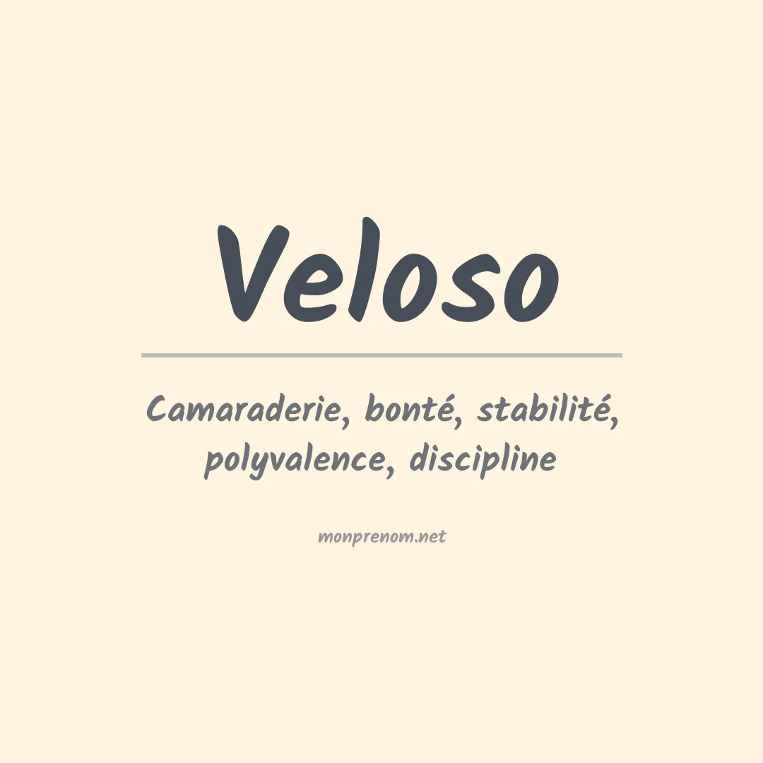 Prénom Veloso