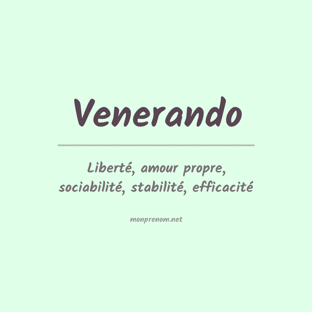 Signification du prénom Venerando