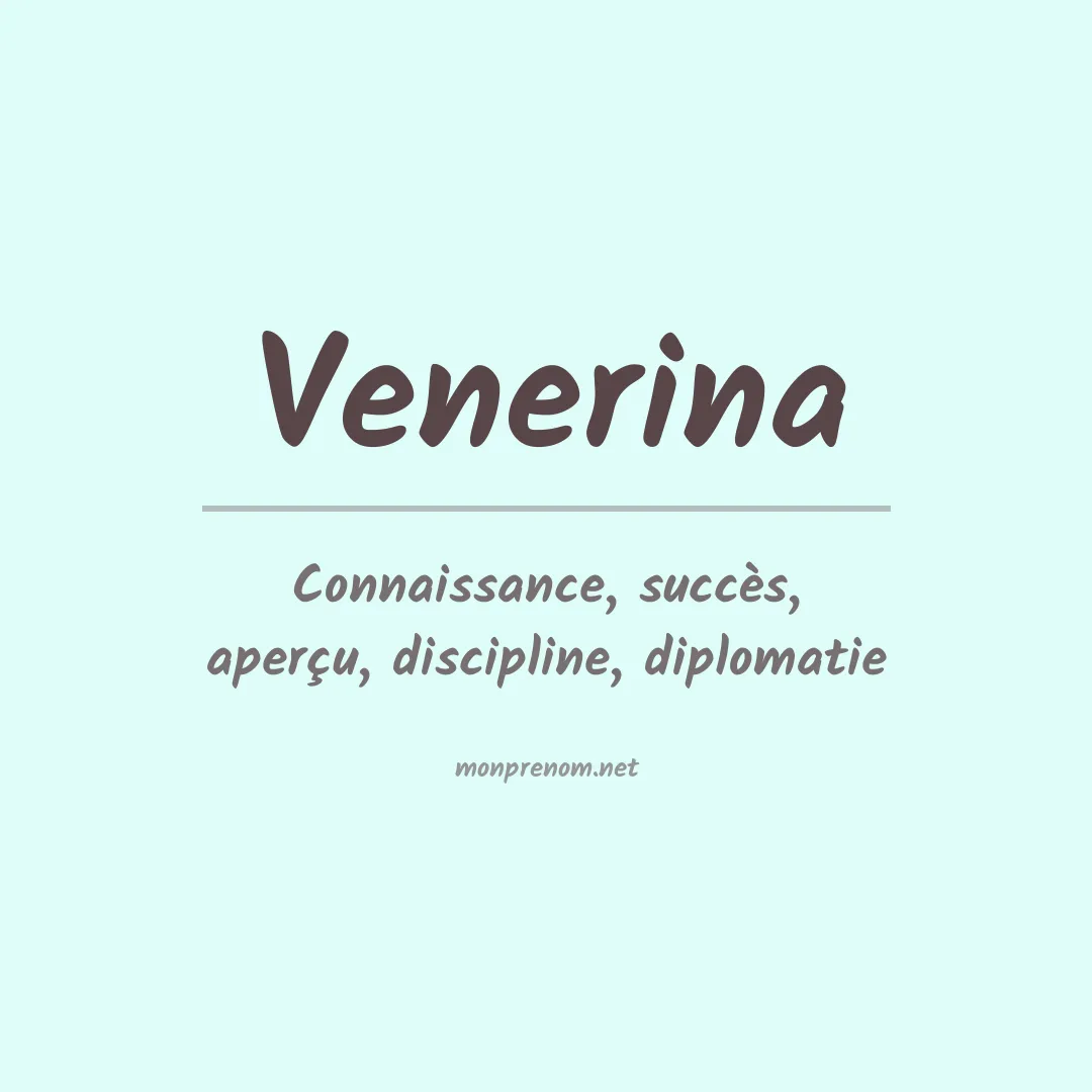 Signification du prénom Venerina