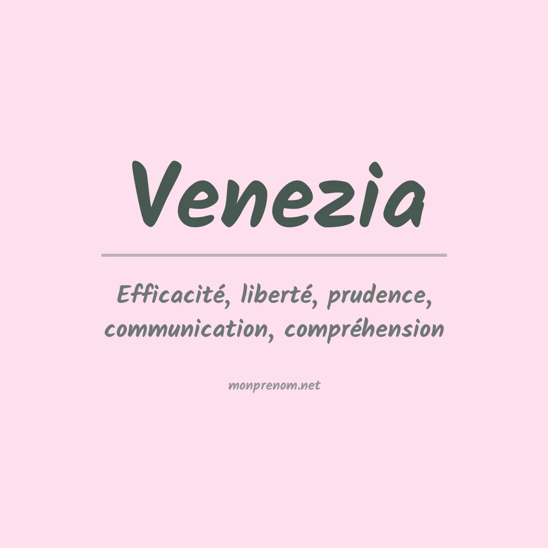 Prénom Venezia