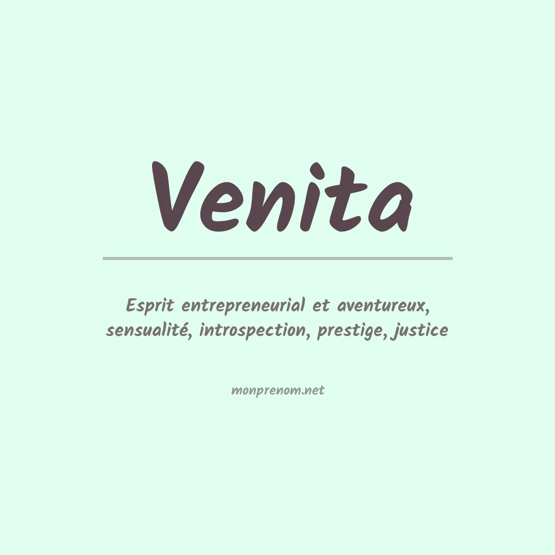 Prénom Venita