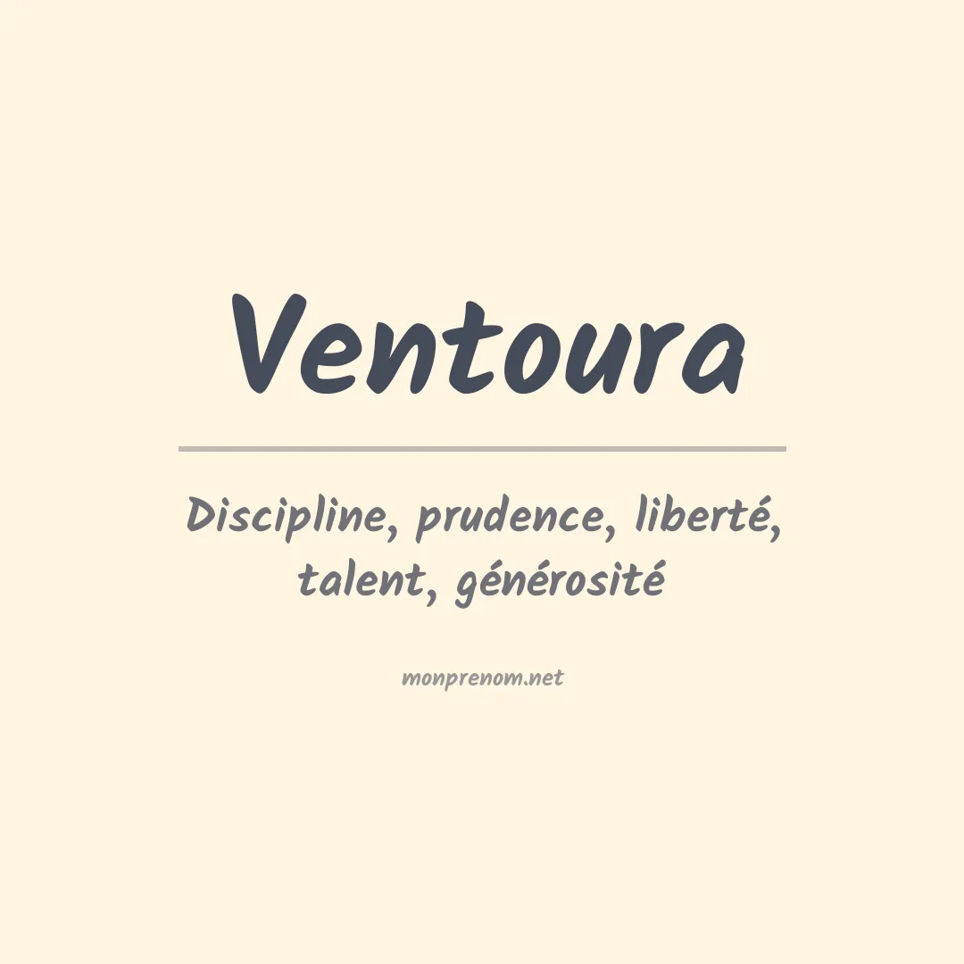Signification du prénom Ventoura