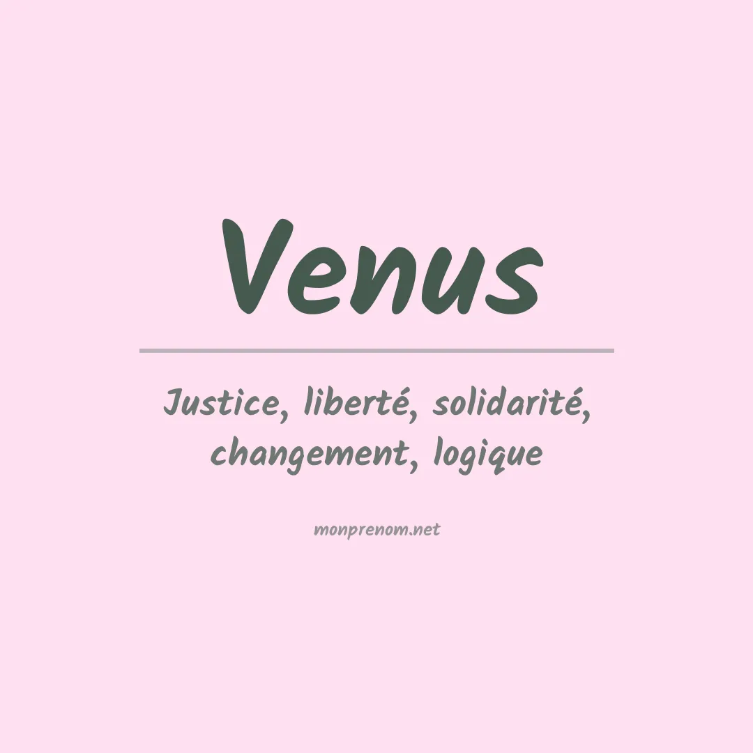 Prénom Venus