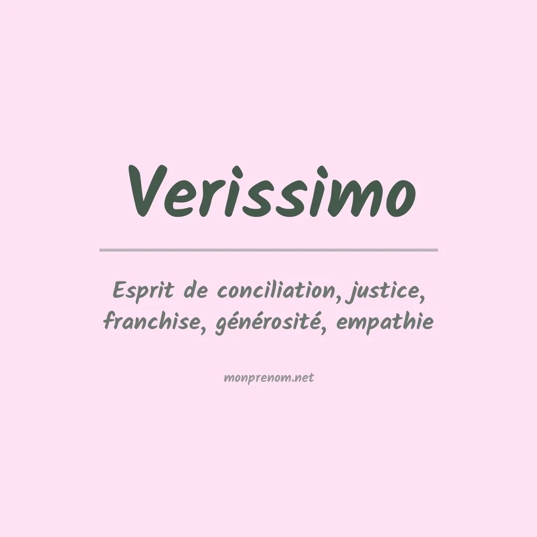 Prénom Verissimo