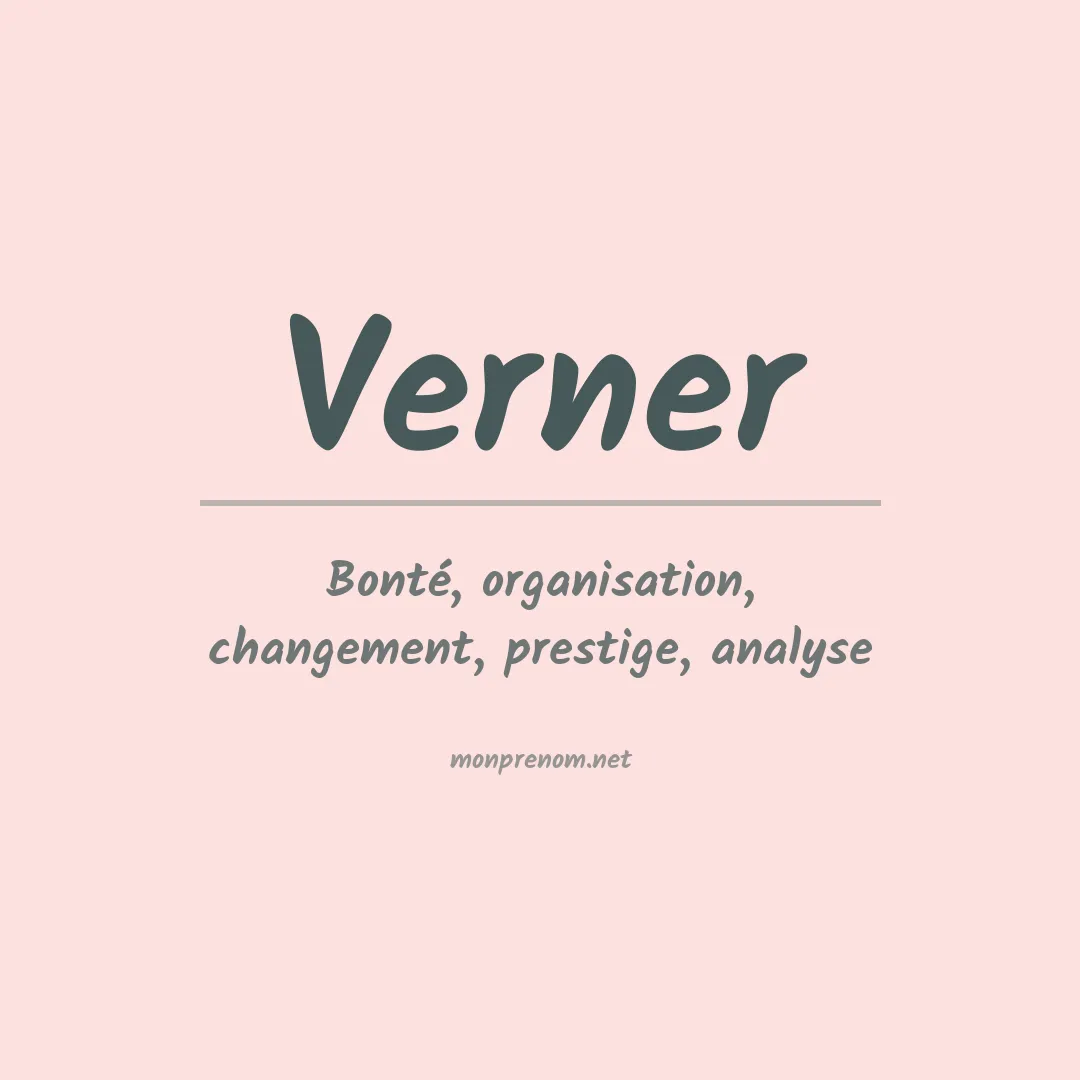 Prénom Verner