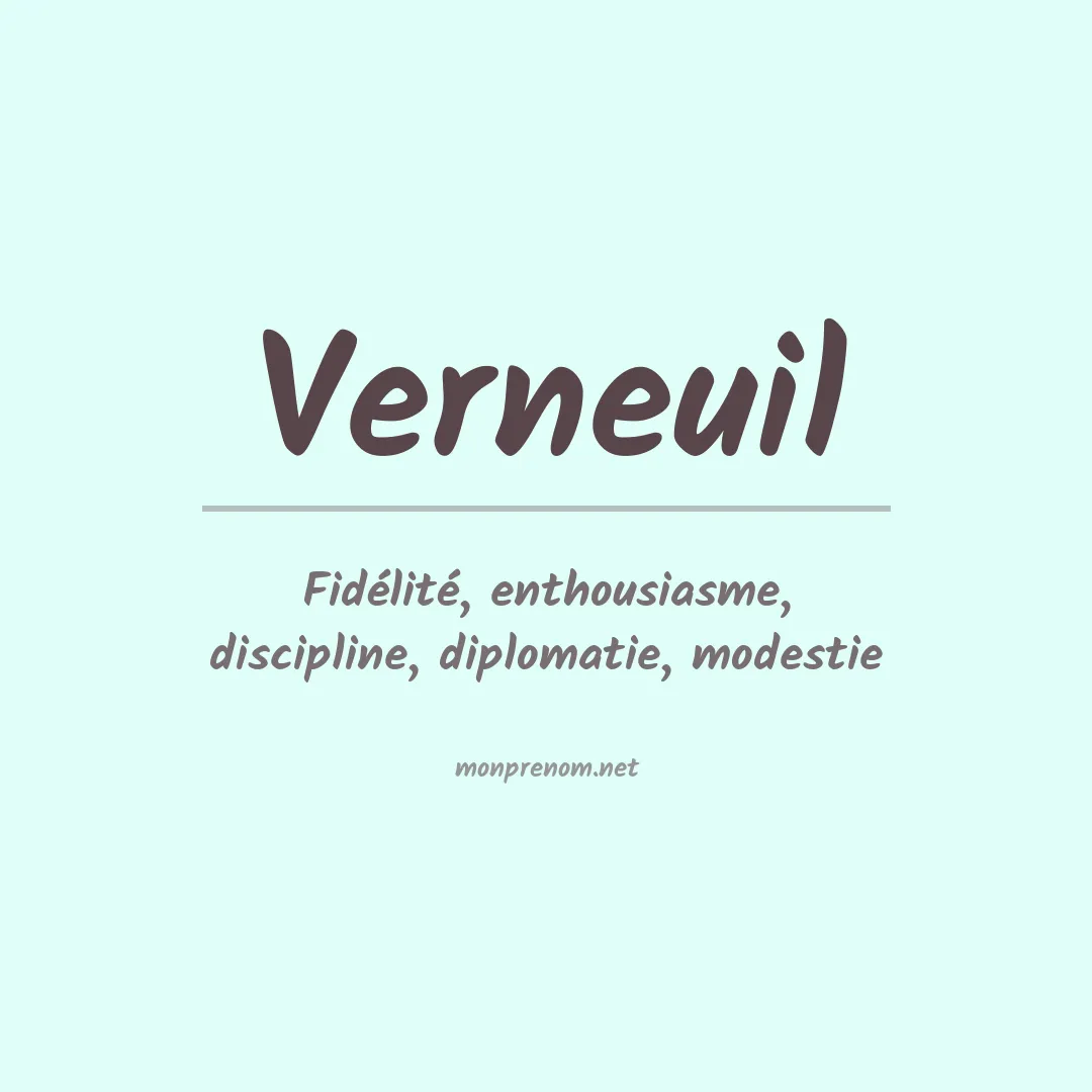 Signification du prénom Verneuil