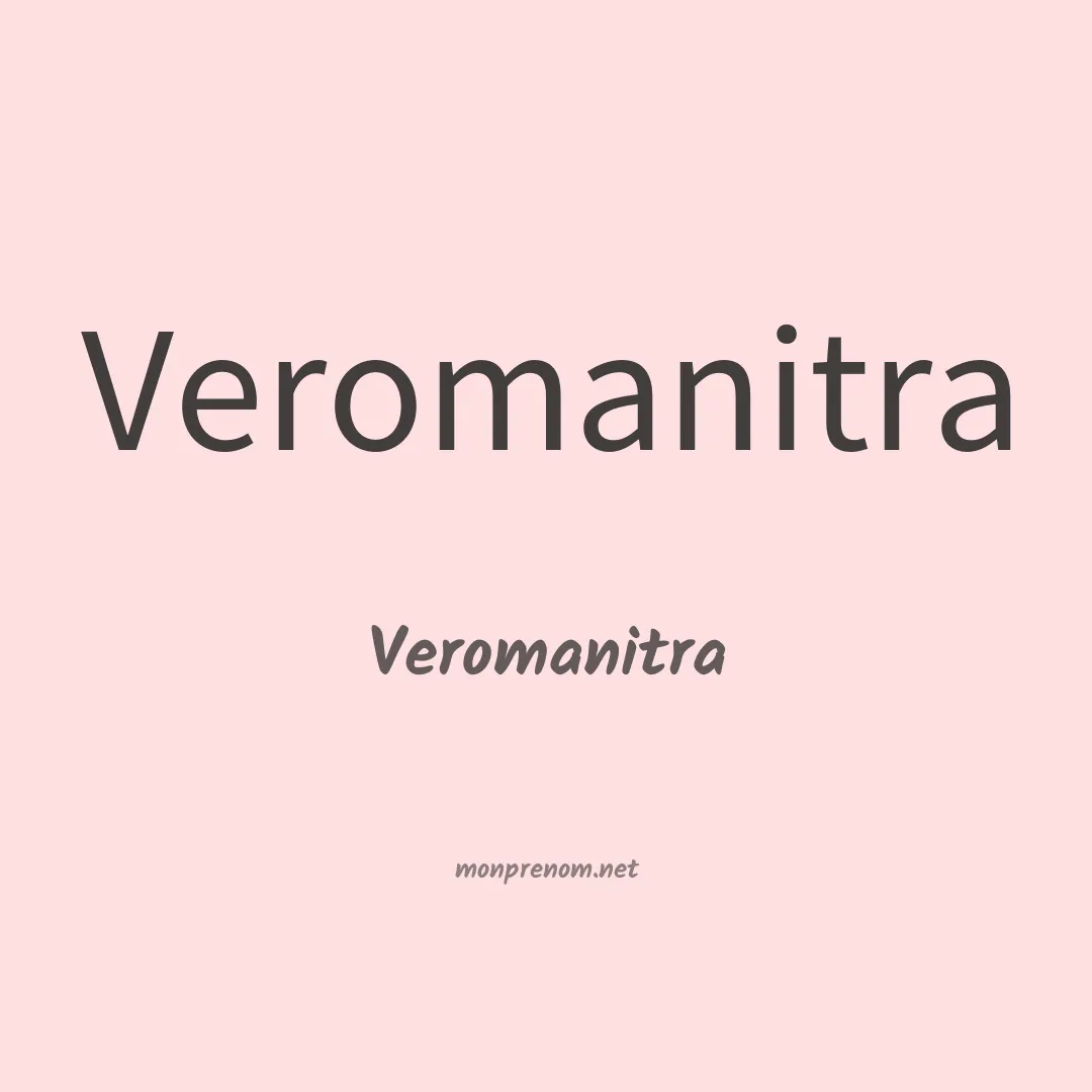 Veromanitra en chinois