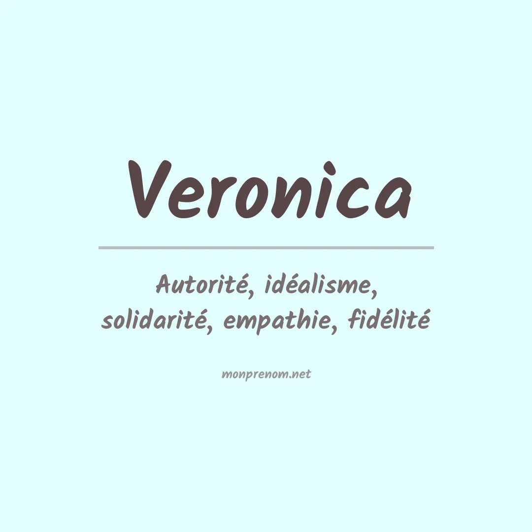 Prénom Veronica