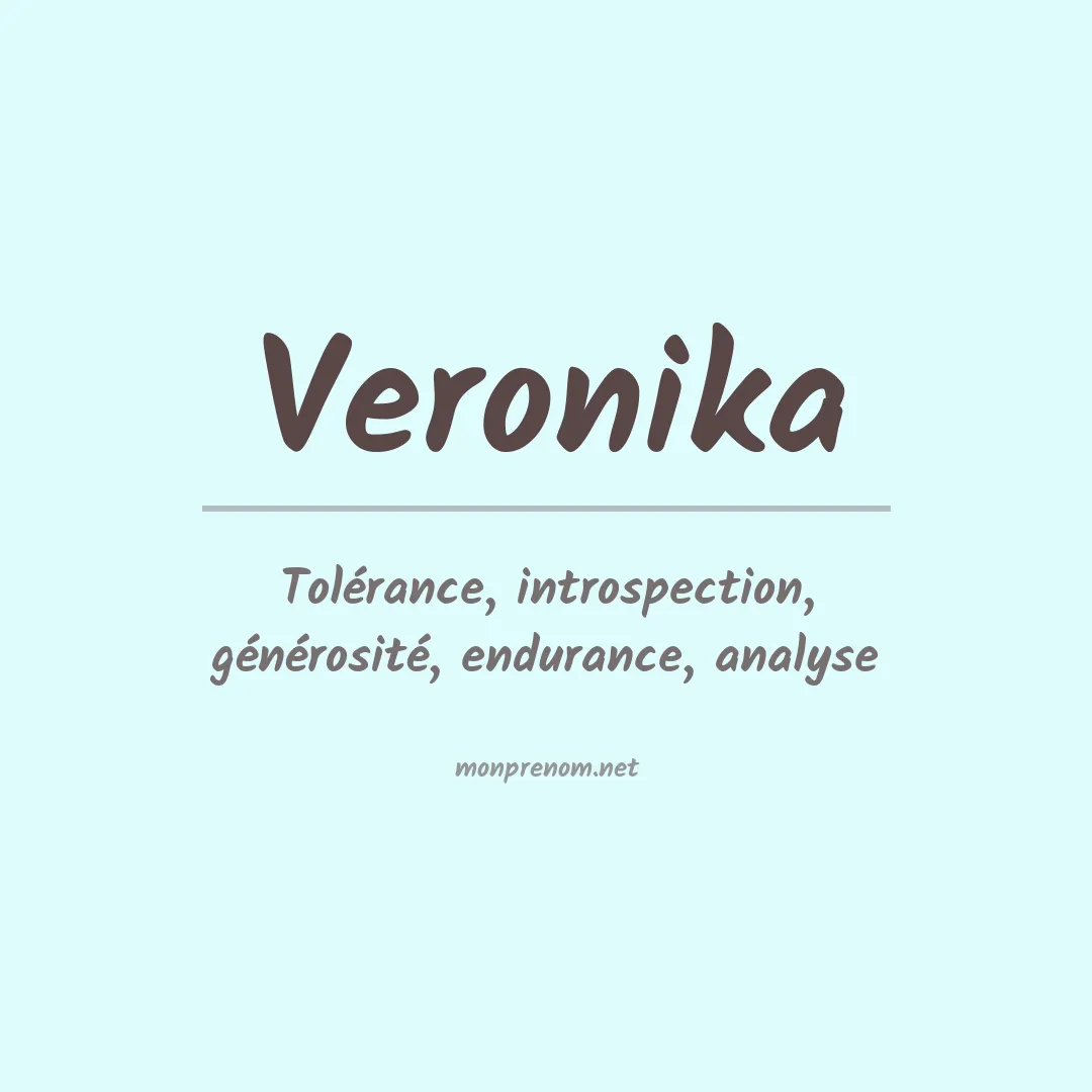 Prénom Veronika