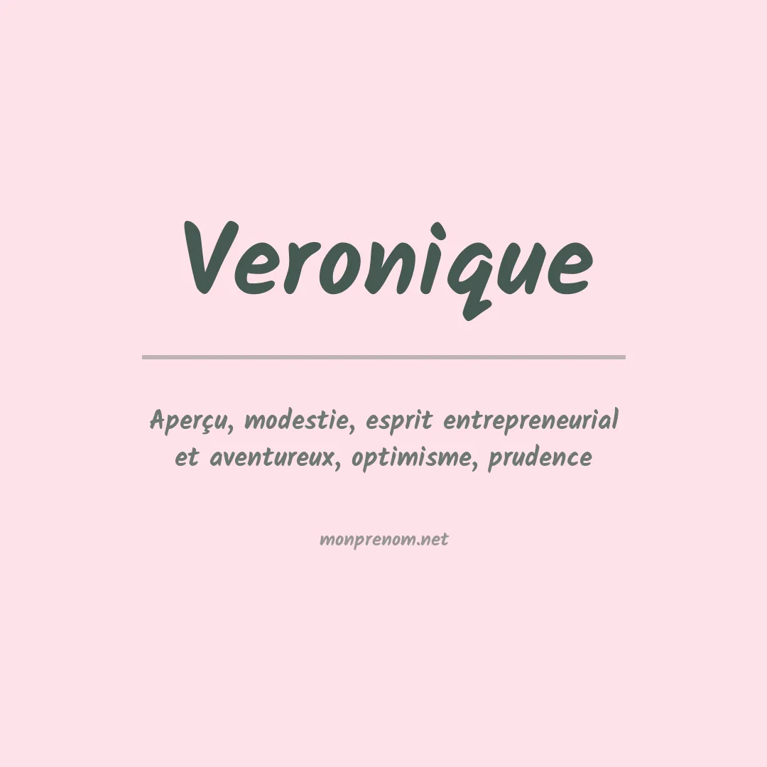 Prénom Veronique