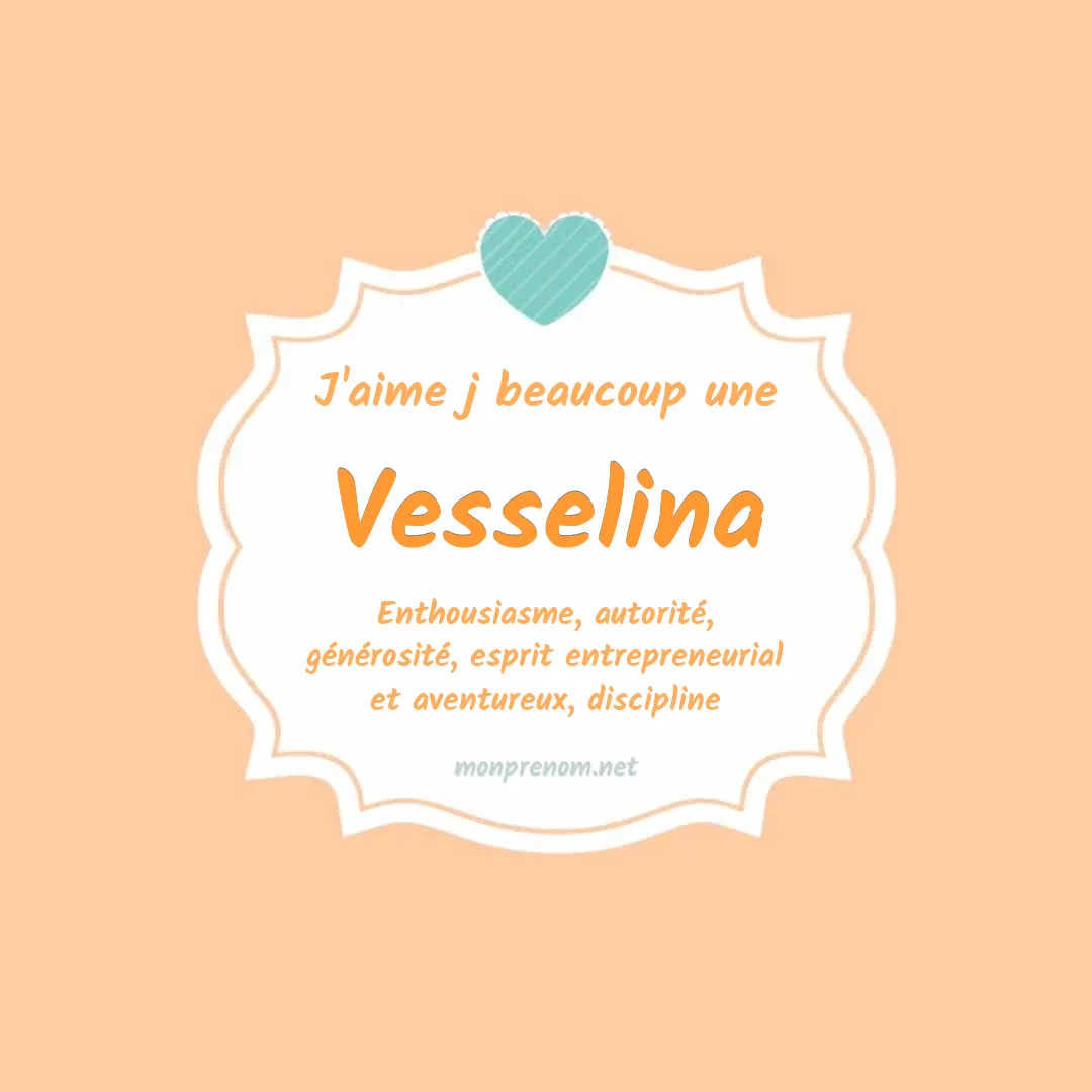 J'aime beaucoup Vesselina