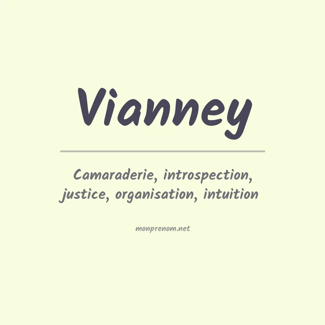 Prénom Vianney