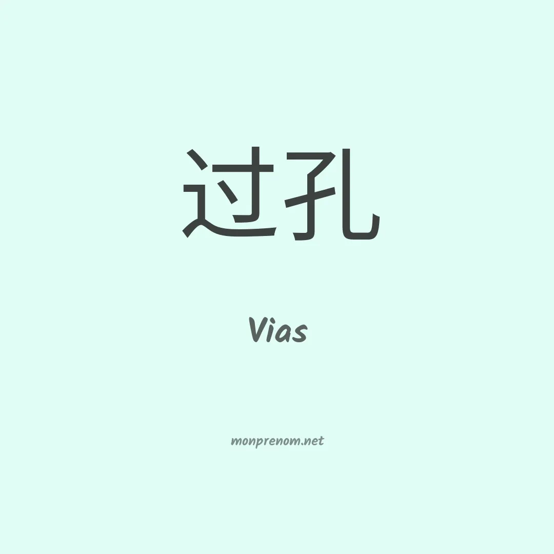 Vias en chinois