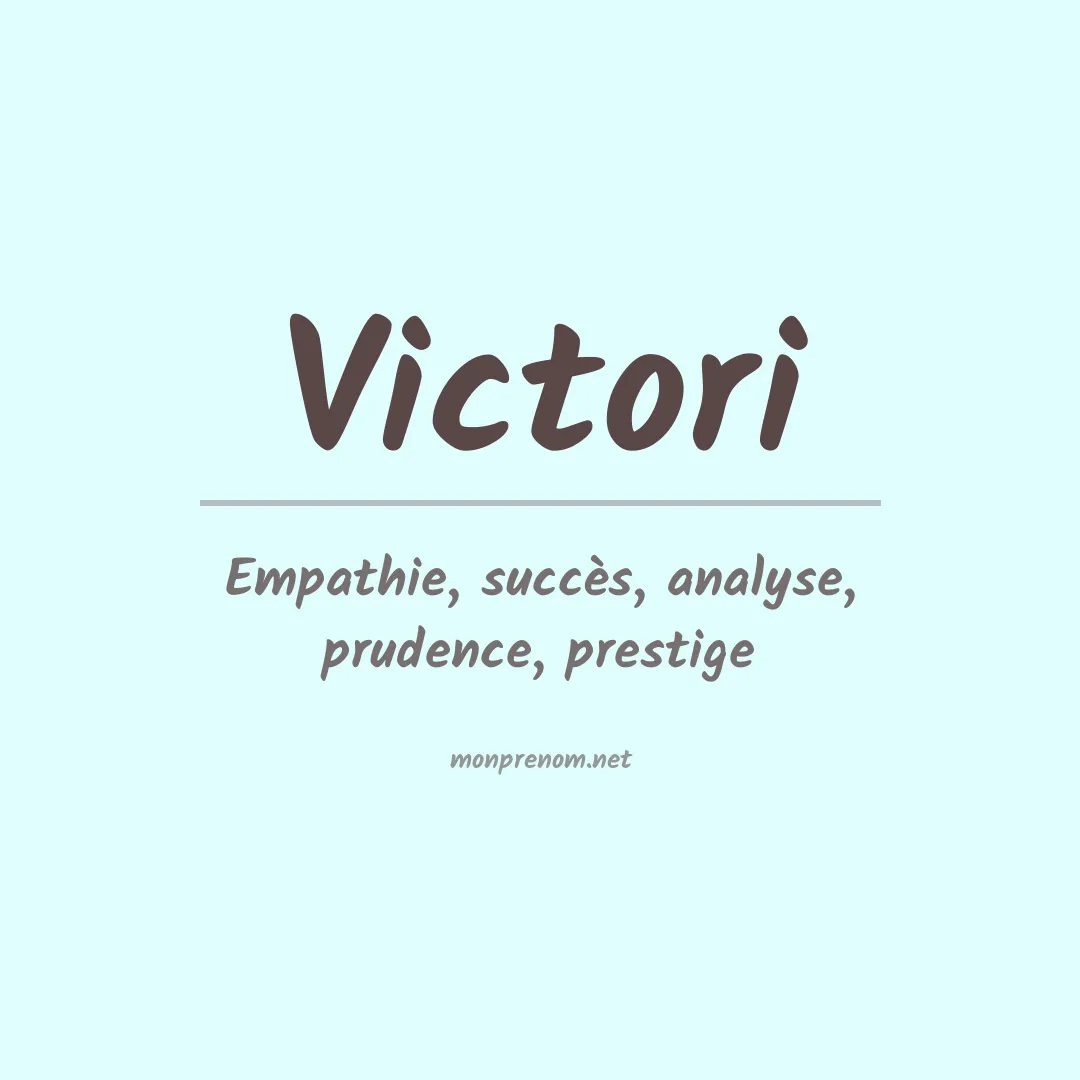 Prénom Victori