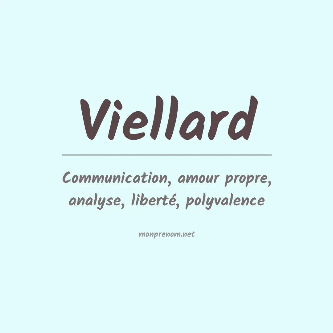 Prénom Viellard