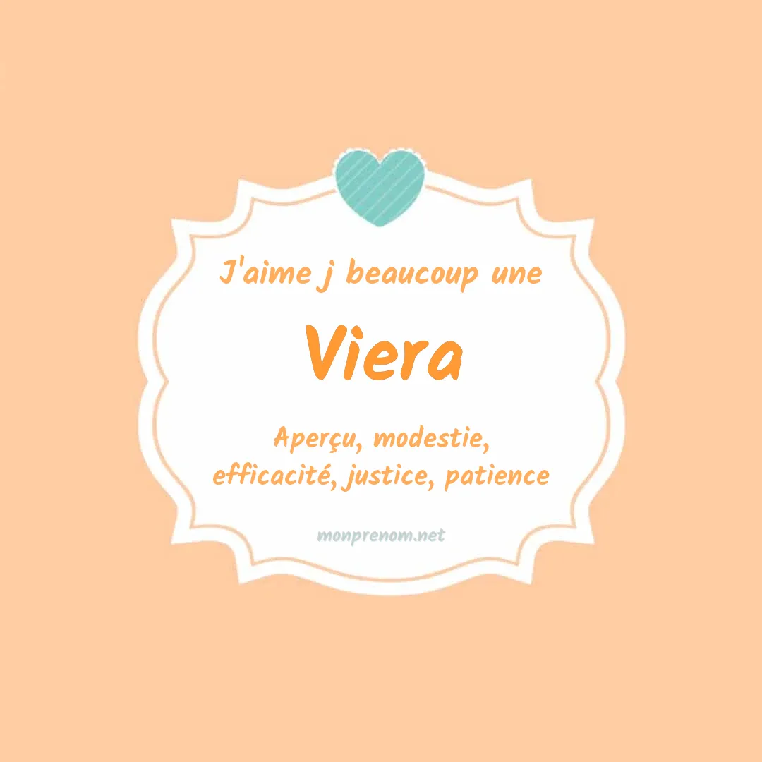 J'aime beaucoup Viera