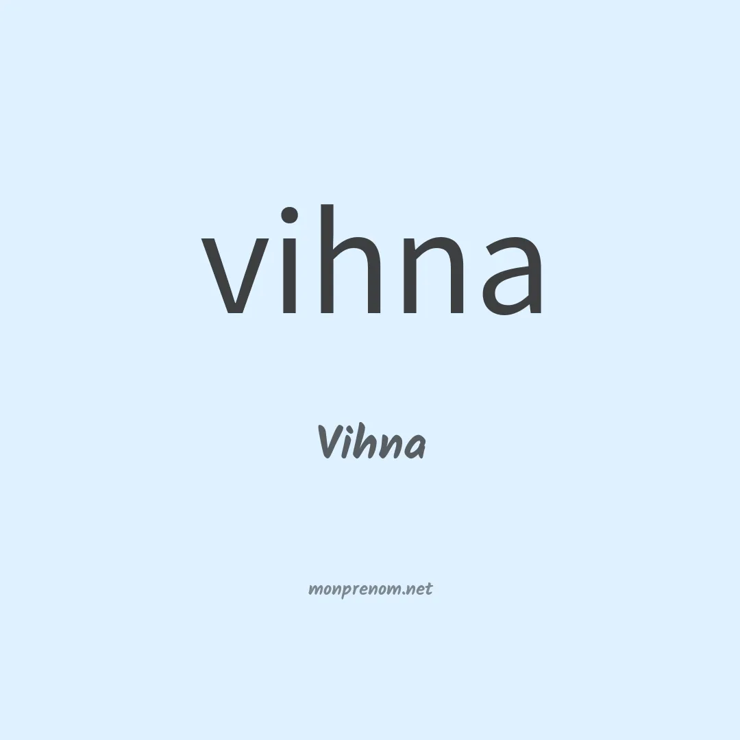 Vihna en chinois