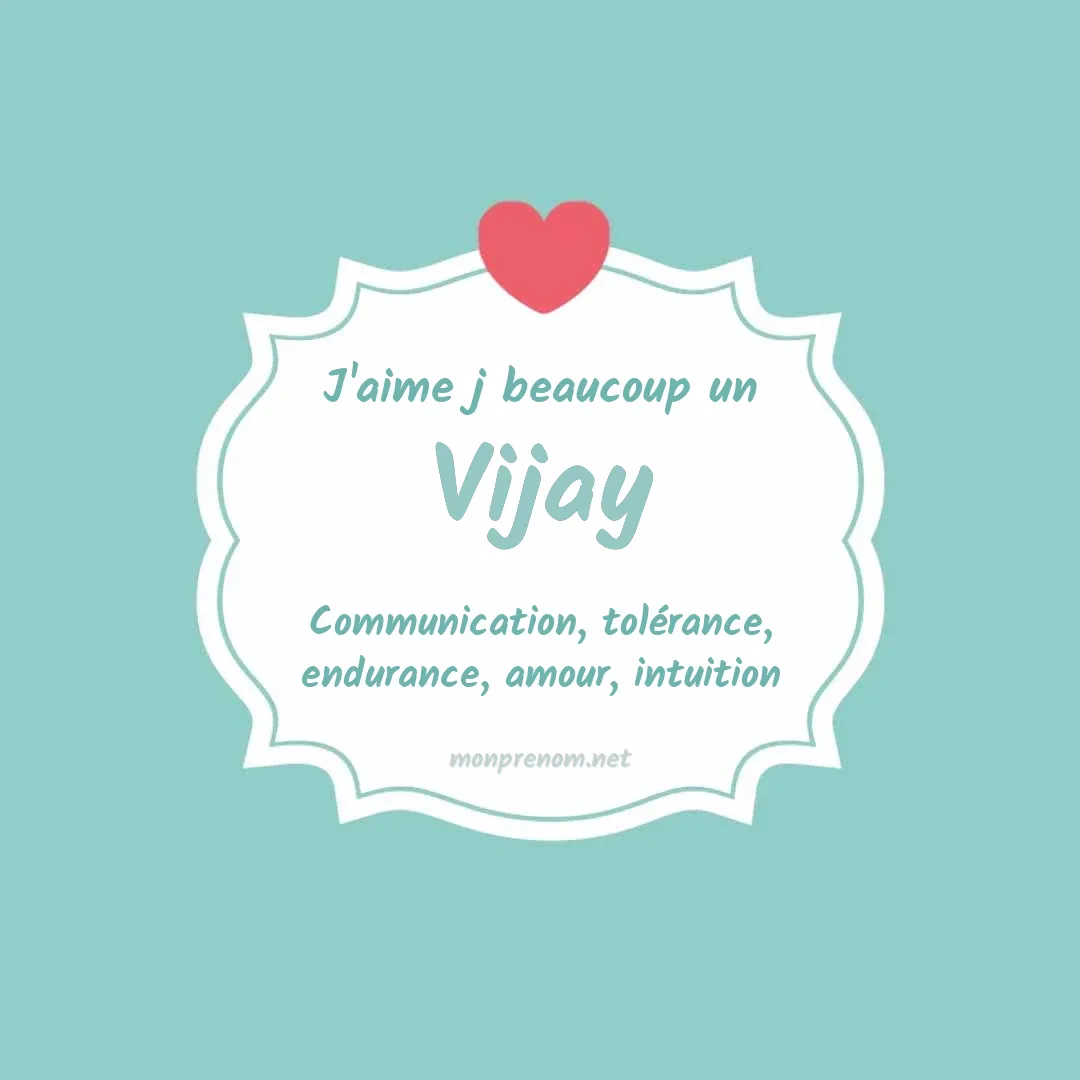 J'aime beaucoup Vijay