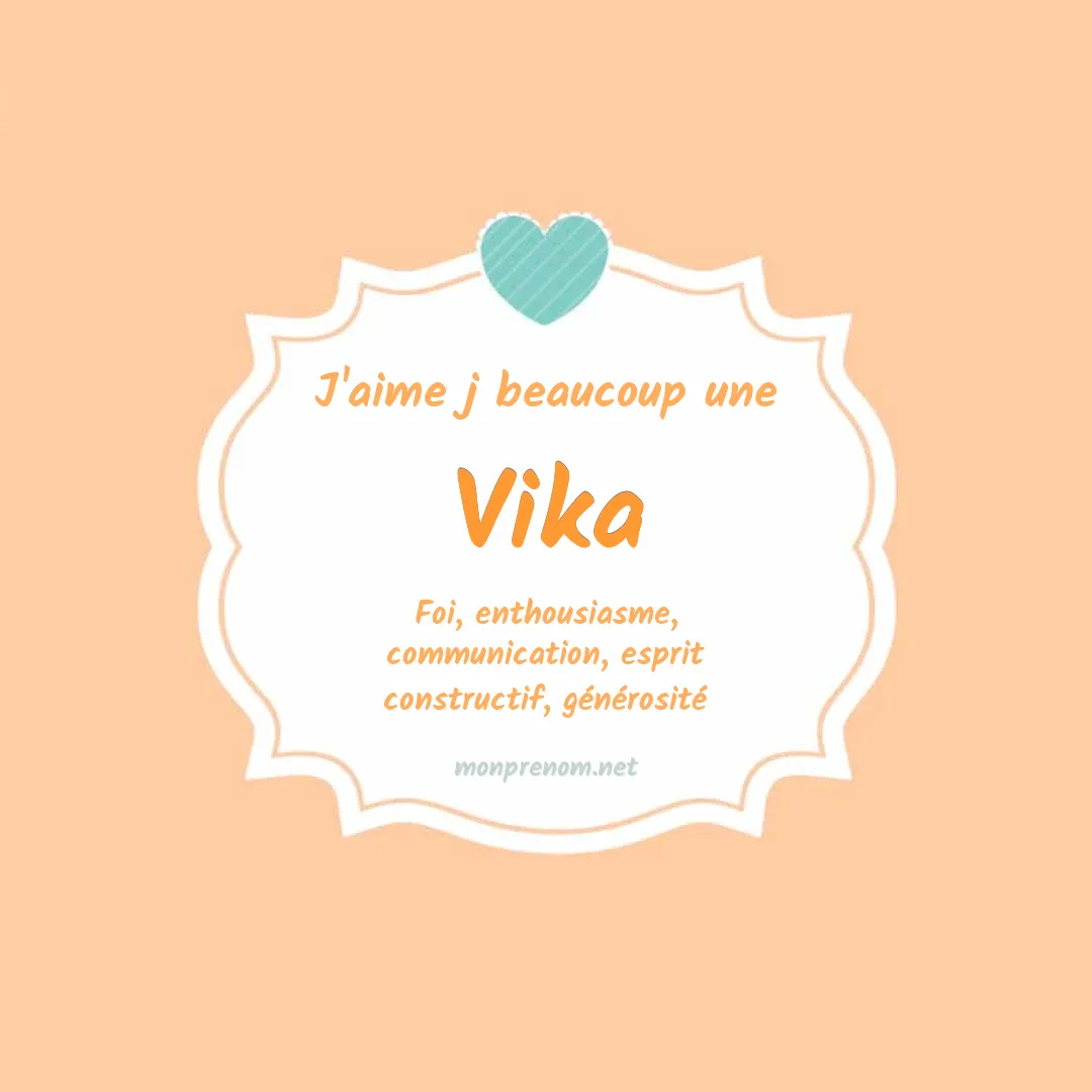 J'aime beaucoup Vika