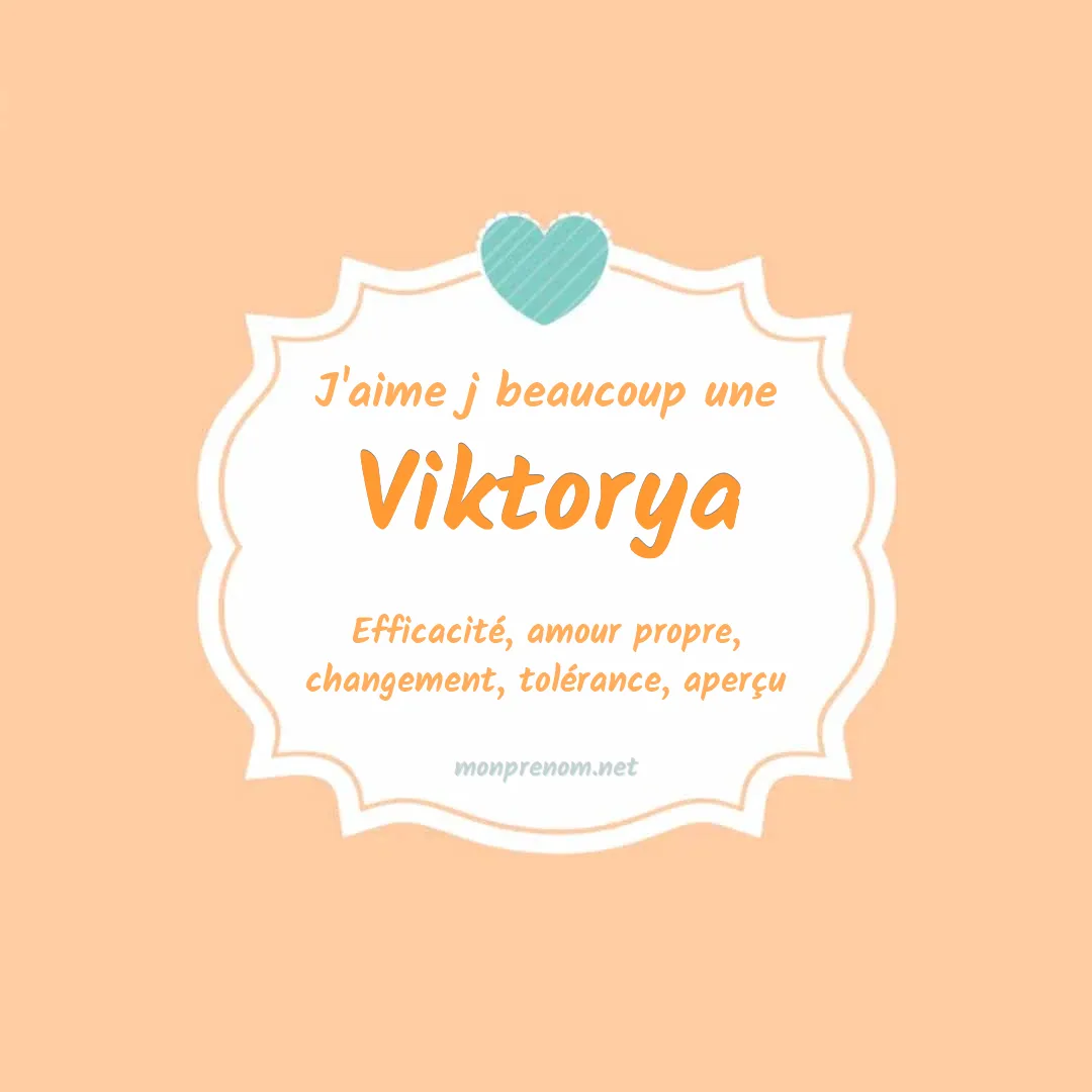 J'aime beaucoup Viktorya
