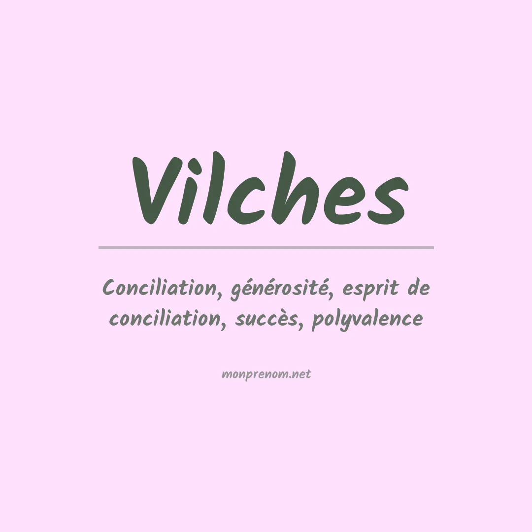 Prénom Vilches