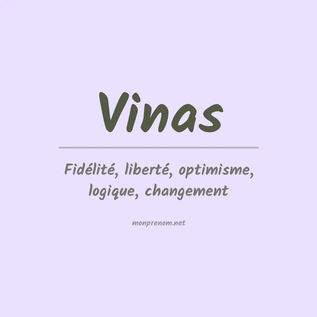 Prénom Vinas