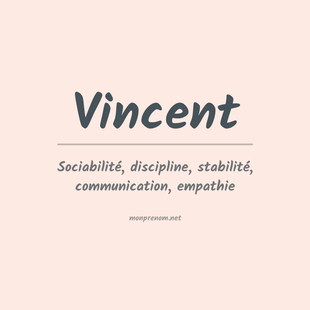 Prénom Vincent