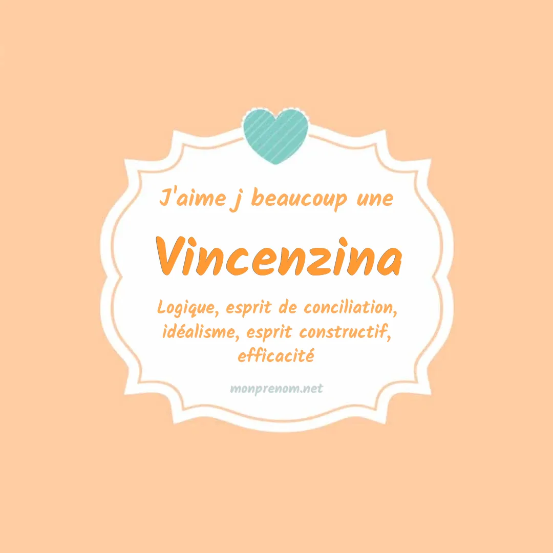 J'aime beaucoup Vincenzina