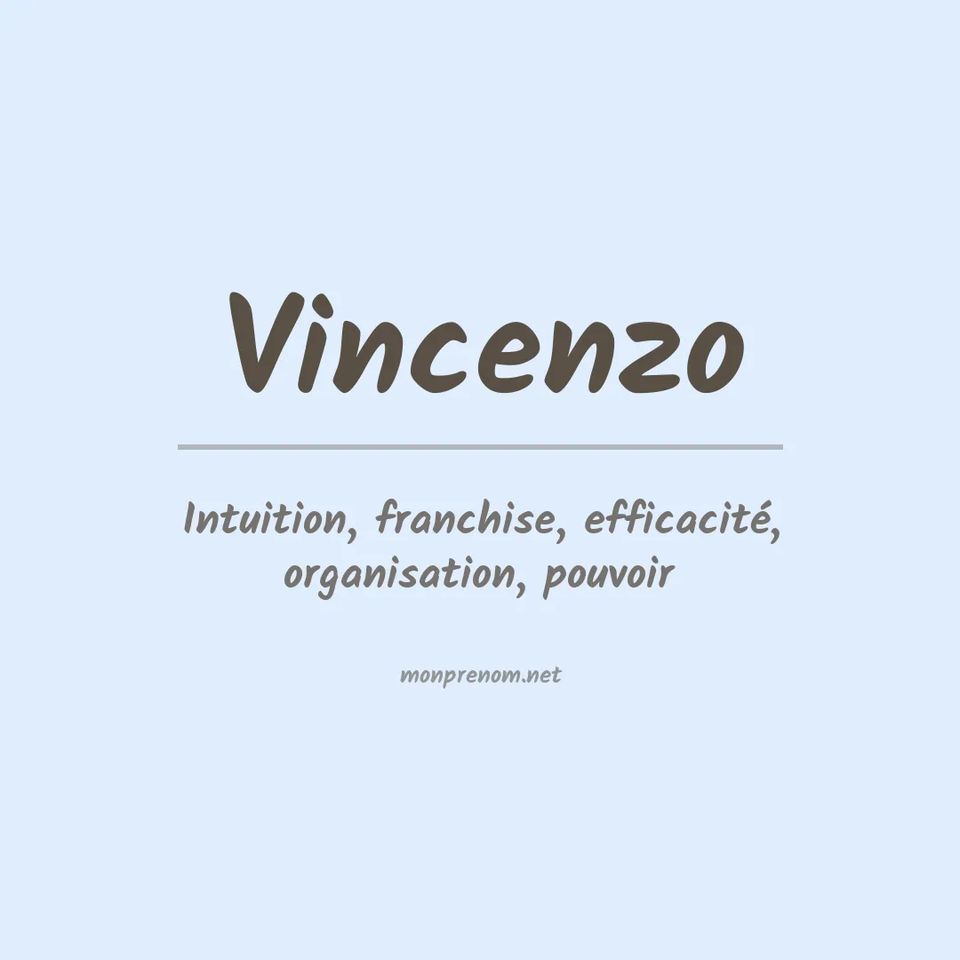 Prénom Vincenzo