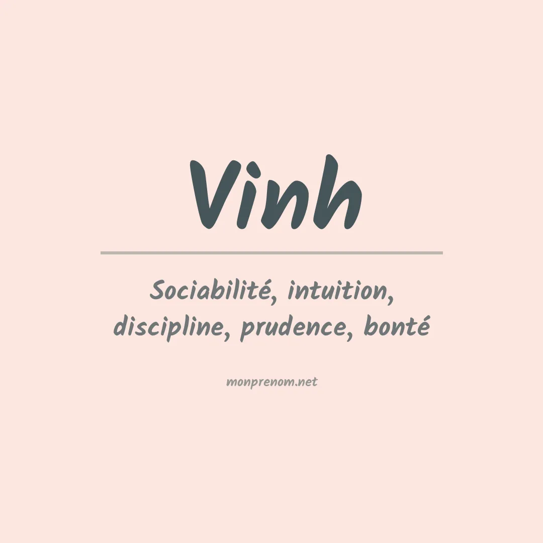 Prénom Vinh