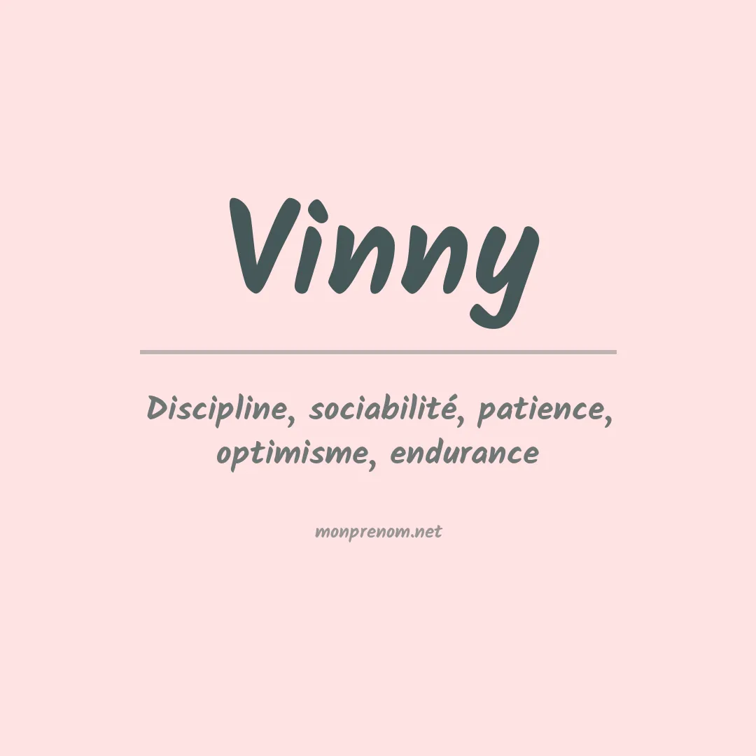 Prénom Vinny