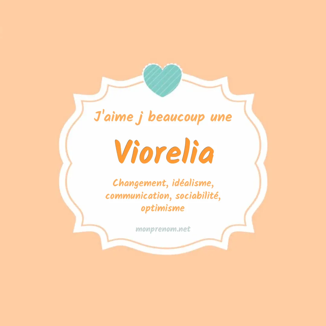 J'aime beaucoup Viorelia